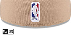 Mavericks 2024 NBA DRAFT Camel-Royal Fitted Hat by New Era - 4th View