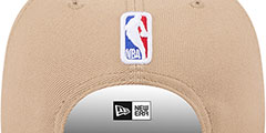 Mavericks 2024 NBA DRAFT SNAPBACK Camel-Royal Hat by New Era - 4th View