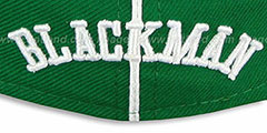 Mavericks BLACKMAN TEAM-UP Green Fitted Hat by New Era - 4th View