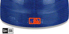 Mets BATTING PRACTICE TRUCKER Royal Fitted Hat by New Era - 4th View