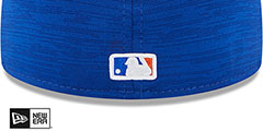 Mets 2023 CLUBHOUSE Heather Royal Fitted Hat by New Era - 4th View