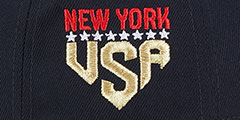 Mets 2023 JULY 4TH STARS N STRIPES SNAP Hat by New Era - 4th View