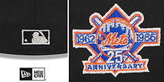 Mets METALLIC CAMO Fitted Hat by New Era - 4th View