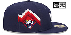 MLB Umpire 2023 MLB ALL-STAR GAME WORKOUT Fitted Hat by New Era - 4th View