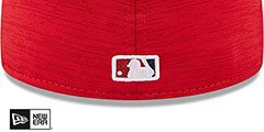 Nationals 2023 CLUBHOUSE Heather Red Fitted Hat by New Era - 4th View