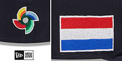 Netherlands 2023 WBC GAME Navy Hat by New Era - 4th View