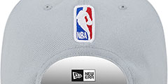 Nets 2023 TIP OFF SNAPBACK Grey-Black Hat by New Era - 4th View