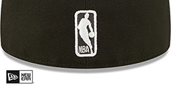 Nets TRIPLE THREAT IDENTITY Black Fitted Hat by New Era - 4th View