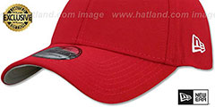 New Era 39THIRTY-BLANK Red Flex Fitted Hat - 4th View