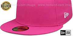 New Era 59FIFTY-BLANK Beetroot Fitted Hat - 4th View