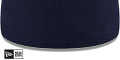 New Era 59FIFTY-BLANK Dark Navy Fitted Hat - 4th View