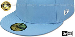 New Era 59FIFTY-BLANK Solid Sky Fitted Hat - 4th View