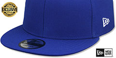 New Era BLANK SNAPBACK Royal Adjustable Hat - 4th View