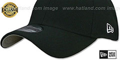 New Era DIAMOND TECH 39THIRTY-BLANK Black Flex Fitted Hat - 4th View