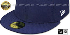 New Era DIAMOND TECH 59FIFTY-BLANK Light Navy Fitted Hat - 4th View