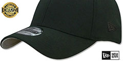 New Era TONAL 39THIRTY-BLANK Black Flex Fitted Hat - 4th View