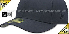 New Era TONAL LOW-CROWN 59FIFTY-BLANK Dark Navy Fitted Hat - 4th View