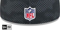 NFL Shield 2024 NFL SIDELINE Black Fitted Hat by New Era - 4th View