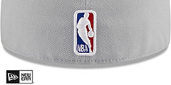 Nuggets 2023 NBA TIP OFF Grey-Navy Fitted Hat by New Era - 4th View