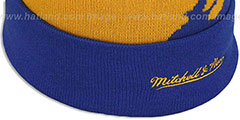 Nuggets PAINTBRUSH BEANIE by Mitchell and Ness - 4th View