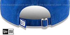 NY Giants CORE-CLASSIC STRAPBACK Royal Hat by New Era - 4th View