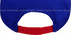 NY Giants SNAP-IT-BACK SNAPBACK Royal-Red Hat by New Era - 4th View