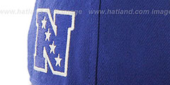 NY Giants SUPER-SHOT STRAPBACK Royal Hat by Twins 47 Brand - 4th View