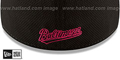 Orioles 2018 MOTHERS DAY FLEX Pink-Black Hat by New Era - 4th View