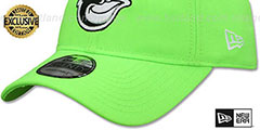 Orioles BEACHIN STRAPBACK Neon Green Hat by New Era - 4th View