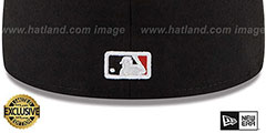 Orioles HOME BLACKDANA BOTTOM Fitted Hat by New Era - 4th View