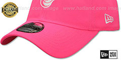 Orioles MINI BEACHIN STRAPBACK Neon Pink Hat by New Era - 4th View