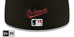 Orioles MULTI-AROUND Black Fitted Hat by New Era - 4th View