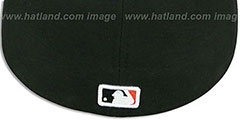 Orioles REAL GRAFFITI VIZA-PRINT Black Fitted Hat by New Era - 4th View