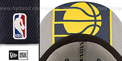 Pacers 2017 ONCOURT DRAFT Navy Fitted Hat by New Era - 4th View