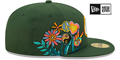 Packers GROOVY Green Fitted Hat by New Era - 4th View