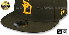 Padres 1969-71 COOPERSTOWN REPLICA SNAPBACK Hat by New Era - 4th View