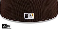 Padres 2024 BATTING PRACTICE Fitted Hat by New Era - 4th View