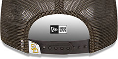 Padres COOP TEAM-BASIC TRUCKER SNAPBACK Brown Hat by New Era - 4th View