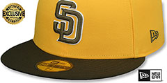 Padres COOPERPACK Gold-Brown Fitted Hat by New Era - 4th View