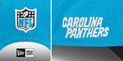 Panthers DASHMARK SIDELINE SNAPBACK Blue-Black Hat by New Era - 4th View