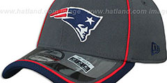 Patriots 2014 NFL STADIUM FLEX Grey Hat by New Era - 4th View