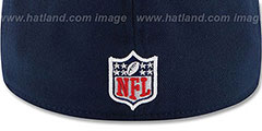 Patriots 2014 NFL STADIUM THROWBACK FLEX Navy Hat by New Era - 4th View