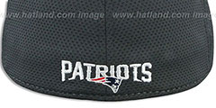 Patriots 2014 NFL TRAINING FLEX Graphite Hat by New Era - 4th View