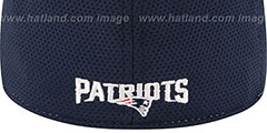 Patriots 2014 NFL TRAINING FLEX Navy Hat by New Era - 4th View