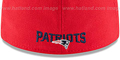 Patriots 2015 NFL STADIUM FLEX Red-Navy Hat by New Era - 4th View