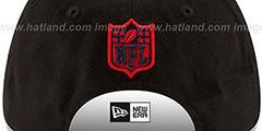 Patriots 2020 NFL VIRTUAL DRAFT STRETCH-SNAP Black Hat by New Era - 4th View