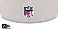 Patriots 2024 HISTORIC SIDELINE Stone-Royal Fitted Hat by New Era - 4th View