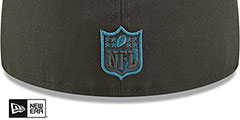 Patriots COLOR PACK MULTI Charcoal Fitted Hat by New Era - 4th View