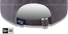 Patriots CORE-CLASSIC STRAPBACK Charcoal Hat by New Era - 4th View