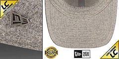 Patriots EK MELTON FABRIC MIX Grey Hat by New Era - 4th View